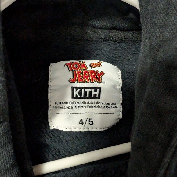 Sold On M! $96 Kith x Tom And Jerry Kids Sz 4/5  Hoodie Sweater - Picture 6 of 7